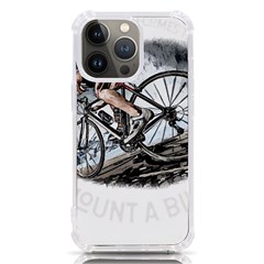 When The World Becomes Too Much Mount T- Shirt When The World Becomes T O O M U C H, Mount A Bike! T Iphone 13 Pro Tpu Uv Print Case by ZUXUMI