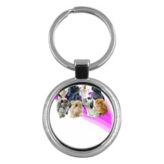 Bunnies T- Shirt Super Cute Fluffle Of Bunnies Of All Breeds! T- Shirt Key Chain (round) by EnriqueJohnson