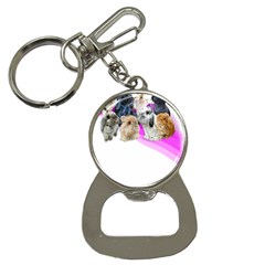 Bunnies T- Shirt Super Cute Fluffle Of Bunnies Of All Breeds! T- Shirt Bottle Opener Key Chain by EnriqueJohnson