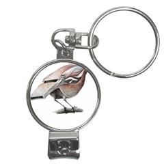 Whistle T- Shirtfinch T- Shirt Nail Clippers Key Chain by ZUXUMI