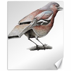 Whistle T- Shirtfinch T- Shirt Canvas 11  X 14  by ZUXUMI