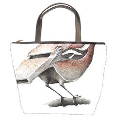 Whistle T- Shirtfinch T- Shirt Bucket Bag by ZUXUMI