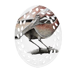 Whistle T- Shirtfinch T- Shirt Ornament (oval Filigree)