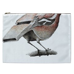 Whistle T- Shirtfinch T- Shirt Cosmetic Bag (xxl) by ZUXUMI