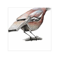 Whistle T- Shirtfinch T- Shirt Square Satin Scarf (30  X 30 ) by ZUXUMI