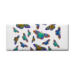 Butterflies T- Shirt Colorful Butterflies In Rainbow Colors T- Shirt Hand Towel by EnriqueJohnson