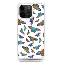 Butterflies T- Shirt Colorful Butterflies In Rainbow Colors T- Shirt Iphone 14 Pro Max Tpu Uv Print Case by EnriqueJohnson