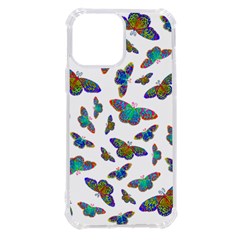 Butterflies T- Shirt Colorful Butterflies In Rainbow Colors T- Shirt Iphone 13 Pro Max Tpu Uv Print Case by EnriqueJohnson