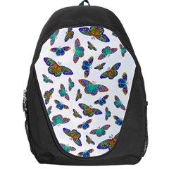 Butterflies T- Shirt Colorful Butterflies In Rainbow Colors T- Shirt Backpack Bag by EnriqueJohnson