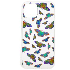 Butterflies T- Shirt Colorful Butterflies In Rainbow Colors T- Shirt Iphone 12 Pro Max Tpu Uv Print Case by EnriqueJohnson