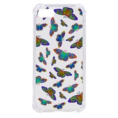 Butterflies T- Shirt Colorful Butterflies In Rainbow Colors T- Shirt Iphone Se by EnriqueJohnson