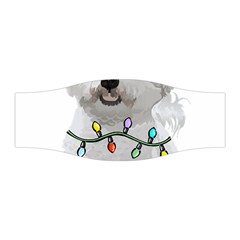 White Bichon Frise Dog T- Shirt White Bichon Frise Dog Santa Christmas Tree Lights Xmas T- Shirt Stretchable Headband by ZUXUMI