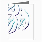 Calligraphy T- Shirt Arabic Calligraphy, Do Not Try The Patience Of A Kind Person T- Shirt Greeting Card Left