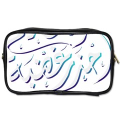 Calligraphy T- Shirt Arabic Calligraphy, Do Not Try The Patience Of A Kind Person T- Shirt Toiletries Bag (two Sides) by EnriqueJohnson