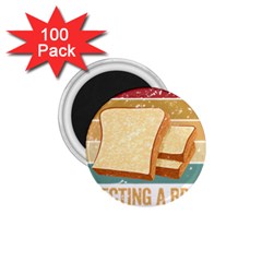 Bread Baking T- Shirt Funny Bread Baking Baker My Yeast Expecting A Bread T- Shirt 1 75  Magnets (100 Pack)  by JamesGoode