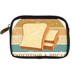 Bread Baking T- Shirt Funny Bread Baking Baker My Yeast Expecting A Bread T- Shirt Digital Camera Leather Case by JamesGoode