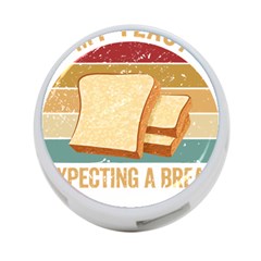 Bread Baking T- Shirt Funny Bread Baking Baker My Yeast Expecting A Bread T- Shirt 4-port Usb Hub (one Side) by JamesGoode