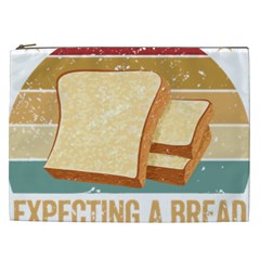 Bread Baking T- Shirt Funny Bread Baking Baker My Yeast Expecting A Bread T- Shirt Cosmetic Bag (xxl) by JamesGoode