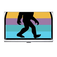 Boulder T- Shirt Boulder Colorado Bigfoot Sasquatch Hiking Camping T- Shirt Business Card Holder by JamesGoode