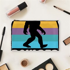 Boulder T- Shirt Boulder Colorado Bigfoot Sasquatch Hiking Camping T- Shirt Cosmetic Bag (medium) by JamesGoode