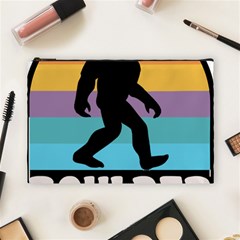 Boulder T- Shirt Boulder Colorado Bigfoot Sasquatch Hiking Camping T- Shirt Cosmetic Bag (large) by JamesGoode