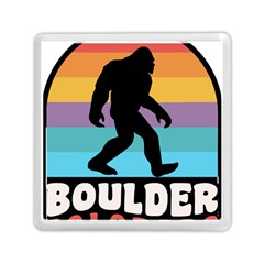 Boulder T- Shirt Boulder Colorado Bigfoot Sasquatch Hiking Camping T- Shirt Memory Card Reader (square) by JamesGoode