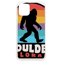 Boulder T- Shirt Boulder Colorado Bigfoot Sasquatch Hiking Camping T- Shirt Iphone 12/12 Pro Tpu Uv Print Case by JamesGoode