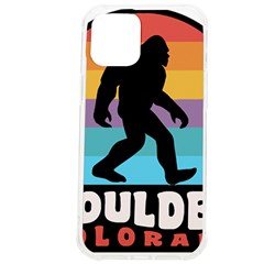 Boulder T- Shirt Boulder Colorado Bigfoot Sasquatch Hiking Camping T- Shirt Iphone 12 Pro Max Tpu Uv Print Case by JamesGoode