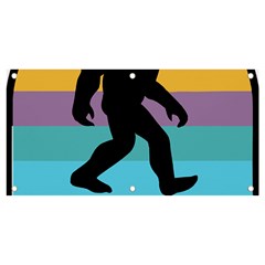 Boulder T- Shirt Boulder Colorado Bigfoot Sasquatch Hiking Camping T- Shirt Banner And Sign 4  X 2  by JamesGoode