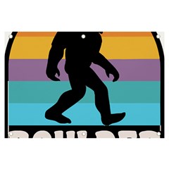 Boulder T- Shirt Boulder Colorado Bigfoot Sasquatch Hiking Camping T- Shirt Banner And Sign 6  X 4  by JamesGoode