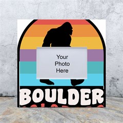 Boulder T- Shirt Boulder Colorado Bigfoot Sasquatch Hiking Camping T- Shirt White Box Photo Frame 4  X 6  by JamesGoode