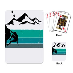 Boulder T- Shirt Climbing Bouldering Fun Mountaineering T- Shirt Playing Cards Single Design (rectangle) by JamesGoode