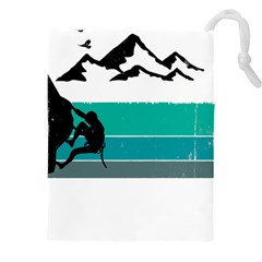 Boulder T- Shirt Climbing Bouldering Fun Mountaineering T- Shirt Drawstring Pouch (4xl)