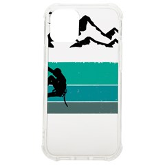 Boulder T- Shirt Climbing Bouldering Fun Mountaineering T- Shirt Iphone 12 Mini Tpu Uv Print Case	 by JamesGoode