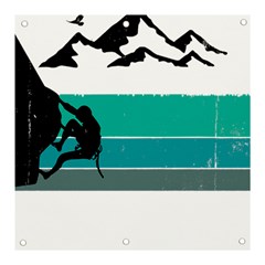 Boulder T- Shirt Climbing Bouldering Fun Mountaineering T- Shirt Banner And Sign 3  X 3  by JamesGoode