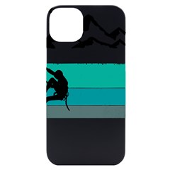 Boulder T- Shirt Climbing Bouldering Fun Mountaineering T- Shirt Iphone 14 Plus Black Uv Print Case by JamesGoode