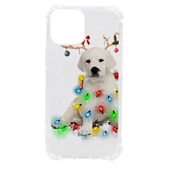 White Labrador Dog Snow Reindeer Santa T- Shirt White Labrador  Dog Snow Reindeer Santa Hat Christma Iphone 13 Mini Tpu Uv Print Case