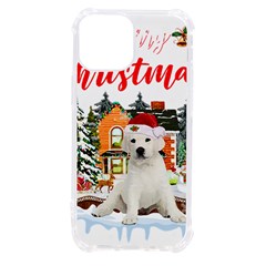 White Labrador Santa Merry T- Shirt Red Winter Christmas Hat House White Labrador  Santa Merry T- Sh Iphone 13 Mini Tpu Uv Print Case