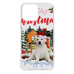 White Labrador Santa Merry T- Shirt Red Winter Christmas Hat House White Labrador  Santa Merry T- Sh Iphone 13 Pro Max Tpu Uv Print Case by ZUXUMI