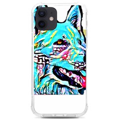 White Shepherd Turquoise Artsy T- Shirt White Shepherd (turquoise Artsy) T- Shirt Iphone 12/12 Pro Tpu Uv Print Case by ZUXUMI