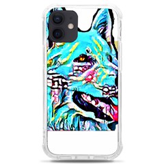 White Shepherd Turquoise Artsy T- Shirt White Shepherd (turquoise Artsy) T- Shirt Iphone 12 Mini Tpu Uv Print Case	 by ZUXUMI