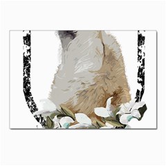 White Wolf T- Shirtwhite Wolf Howling T- Shirt Postcards 5  x 7  (Pkg of 10)