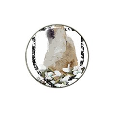 White Wolf T- Shirtwhite Wolf Howling T- Shirt Hat Clip Ball Marker