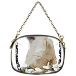 White Wolf T- Shirtwhite Wolf Howling T- Shirt Chain Purse (Two Sides) Front