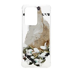 White Wolf T- Shirtwhite Wolf Howling T- Shirt Samsung Galaxy S20 Ultra 6 9 Inch Tpu Uv Case by ZUXUMI