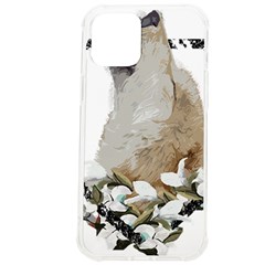 White Wolf T- Shirtwhite Wolf Howling T- Shirt Iphone 12 Pro Max Tpu Uv Print Case by ZUXUMI