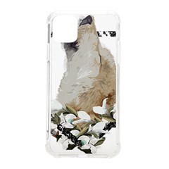 White Wolf T- Shirtwhite Wolf Howling T- Shirt iPhone 11 Pro Max 6.5 Inch TPU UV Print Case