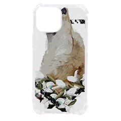 White Wolf T- Shirtwhite Wolf Howling T- Shirt Iphone 13 Mini Tpu Uv Print Case by ZUXUMI