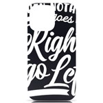 Calligraphy T- Shirt Calligraphy Quotes White T- Shirt iPhone 14 Pro Max Black UV Print Case Front