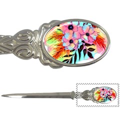 Bouquet Flowers T- Shirt B O U Q U E T Flowers T- Shirt Letter Opener by JamesGoode